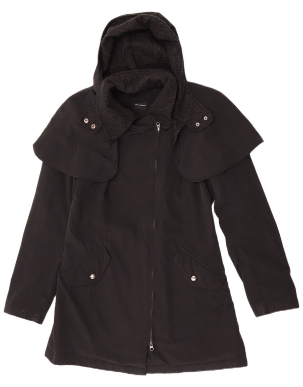 Cappotto mantella con cappuccio da donna Penny Black UK 10 piccolo nero