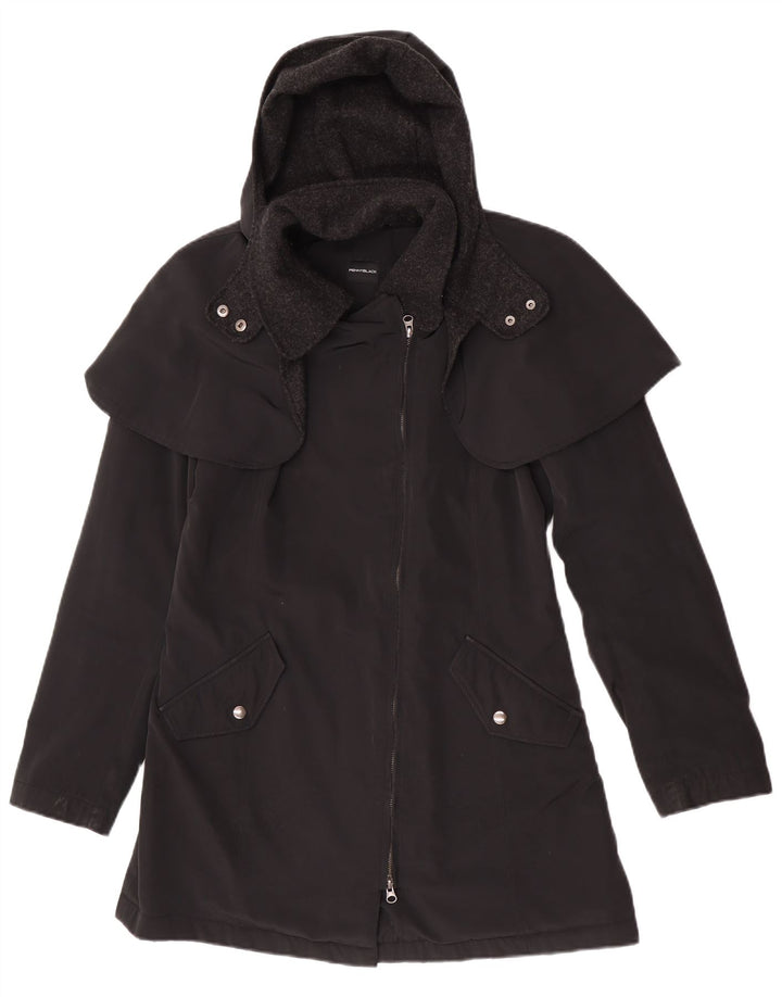 Cappotto mantella con cappuccio da donna Penny Black UK 10 piccolo nero