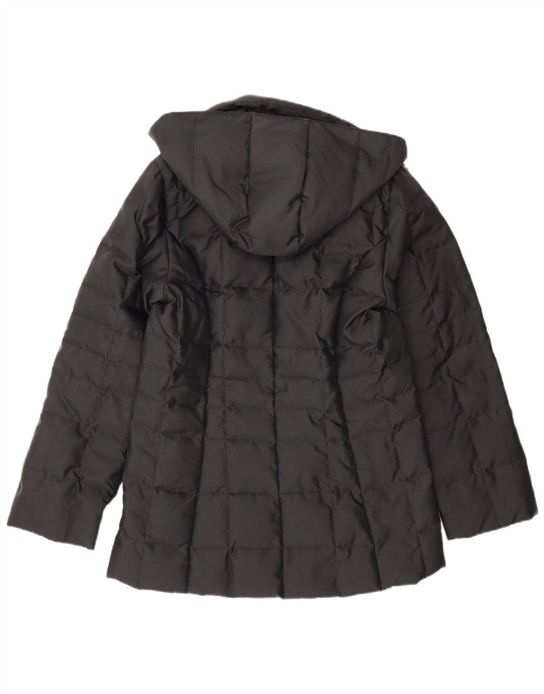 Giacca imbottita con cappuccio da donna Sergio Tacchini UK 6 XS nera in poliammide