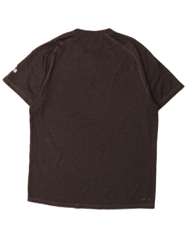 T-shirt Adidas Aeroready da uomo in poliestere grigio medio