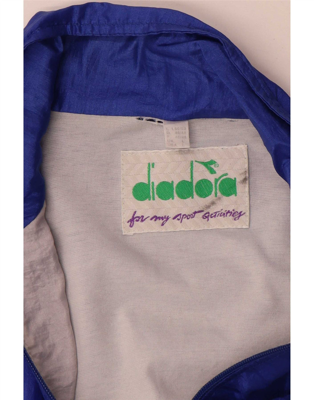 Giacca da tuta da uomo Diadora Large Blue Colourblock