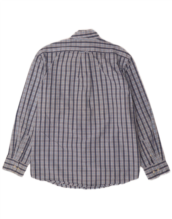 Camicia da uomo IZOD in cotone a quadri grandi blu
