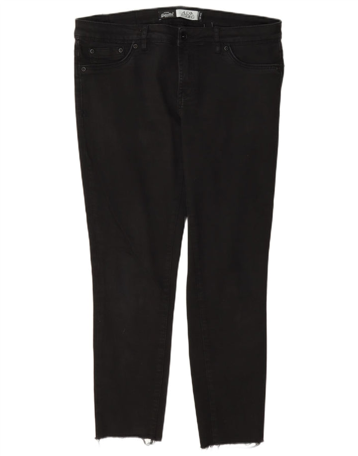 Jeans Jeggings Donna Alexia Superdry W31 L26 Cotone Nero
