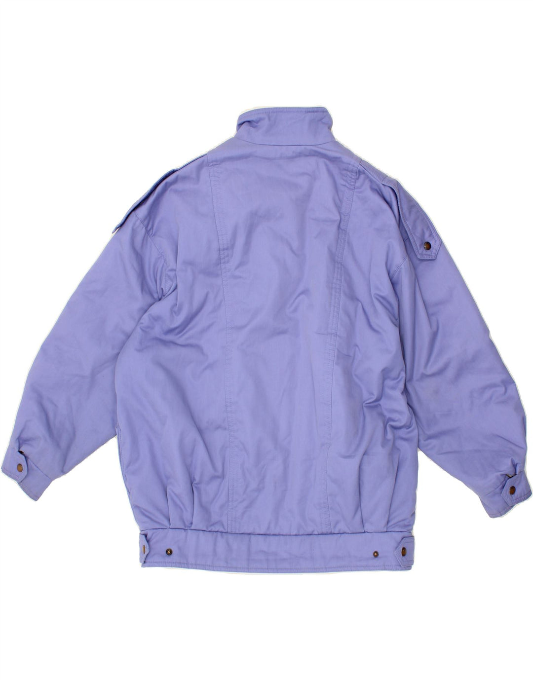 VINTAGE Womens Overcoat EU 42 Large Purple Polypeptide Vintage Vintage and Second-Hand Vintage from Messina Hembry 