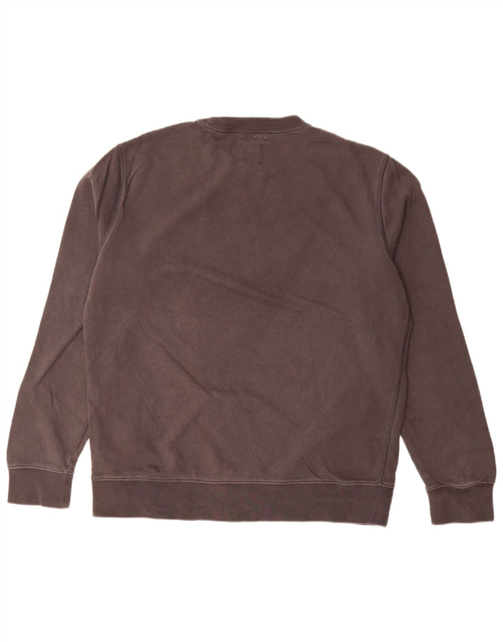 Felpa da uomo Marks & Spencer maglione grande cotone grigio