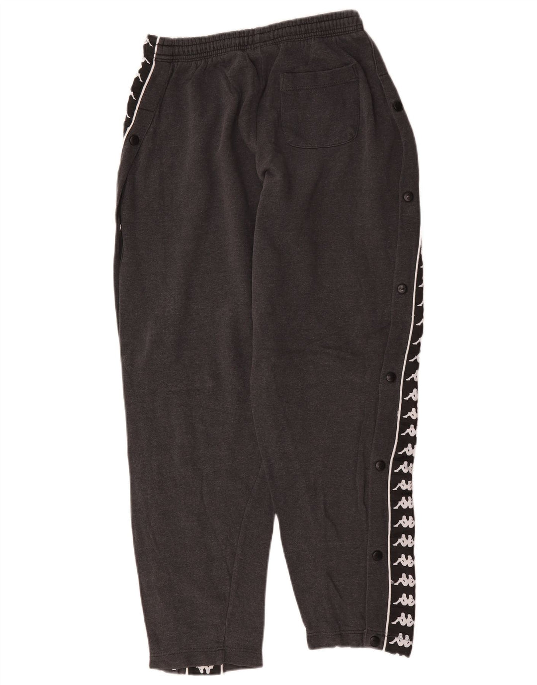 Pantaloni da tuta con grafica Kappa da uomo in cotone color block grigio medio