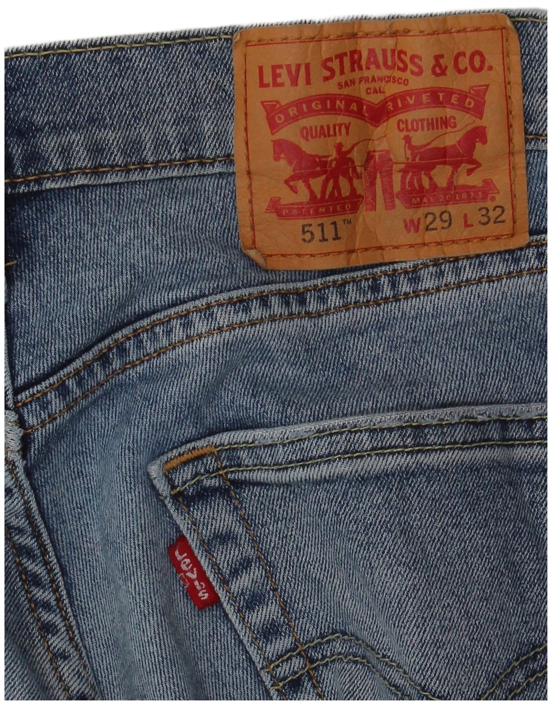 LEVI'S Jeans 511 slim da uomo W29 L32 Blu