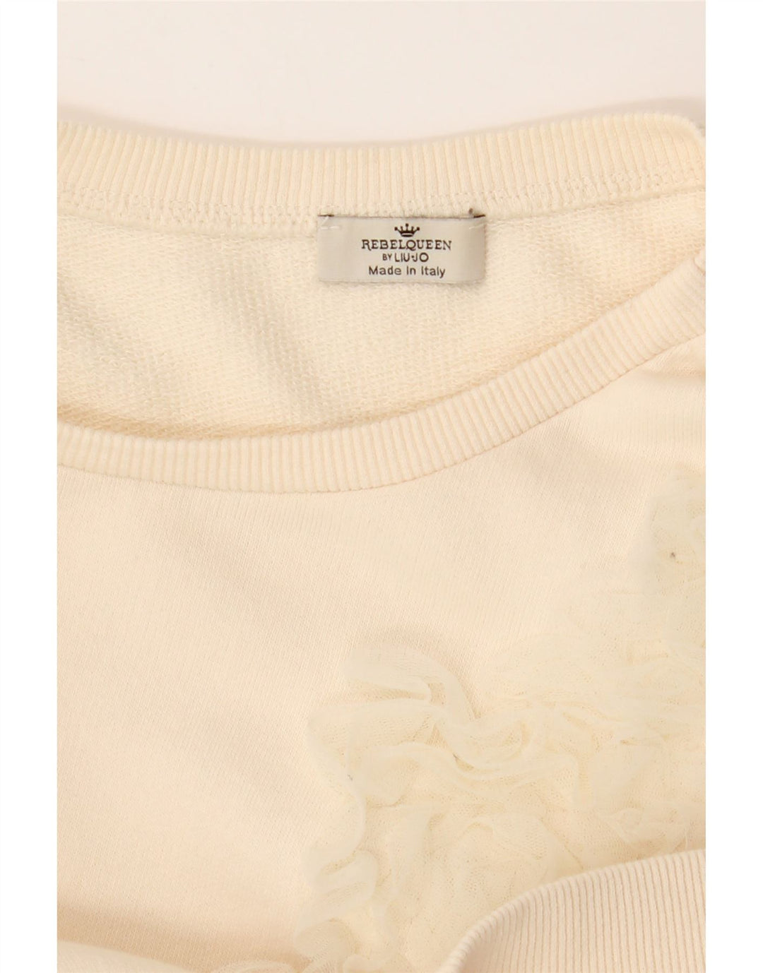Felpa da donna Liu Jo Jumper UK 14 Medium Off White Floral