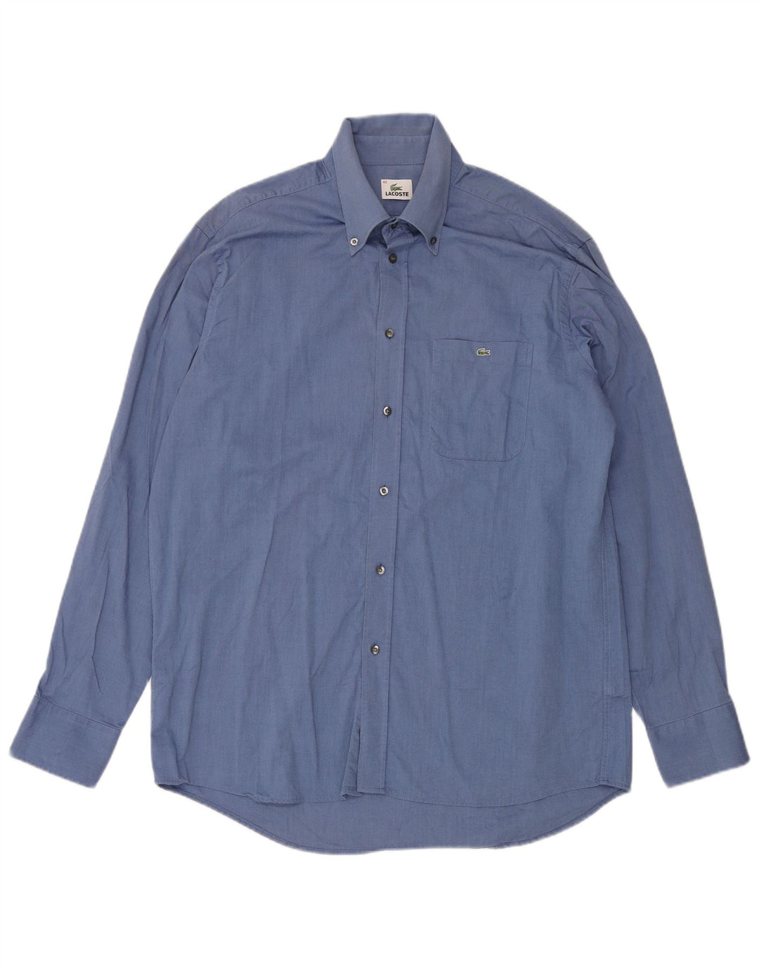 Camicia da uomo LACOSTE taglia 43 grande cotone blu
