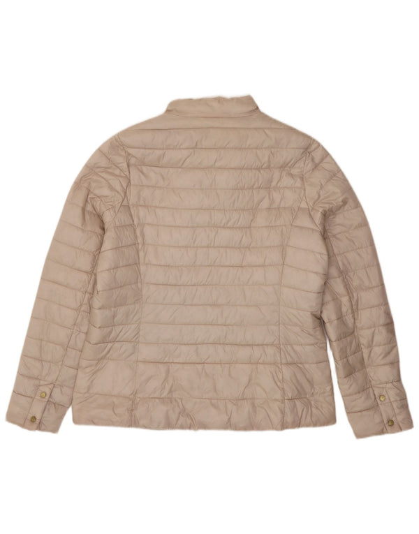 Giacca imbottita da donna Barbour UK 16 Large Beige Poliestere
