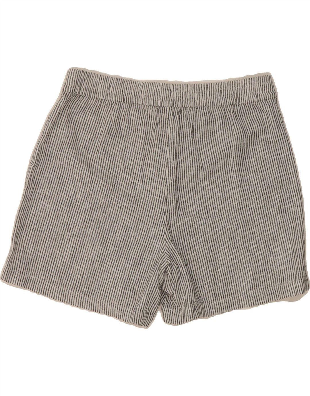 J. CREW Womens Casual Shorts Small W27 Grey Pinstripe Linen Vintage J. Crew and Second-Hand J. Crew from Messina Hembry 
