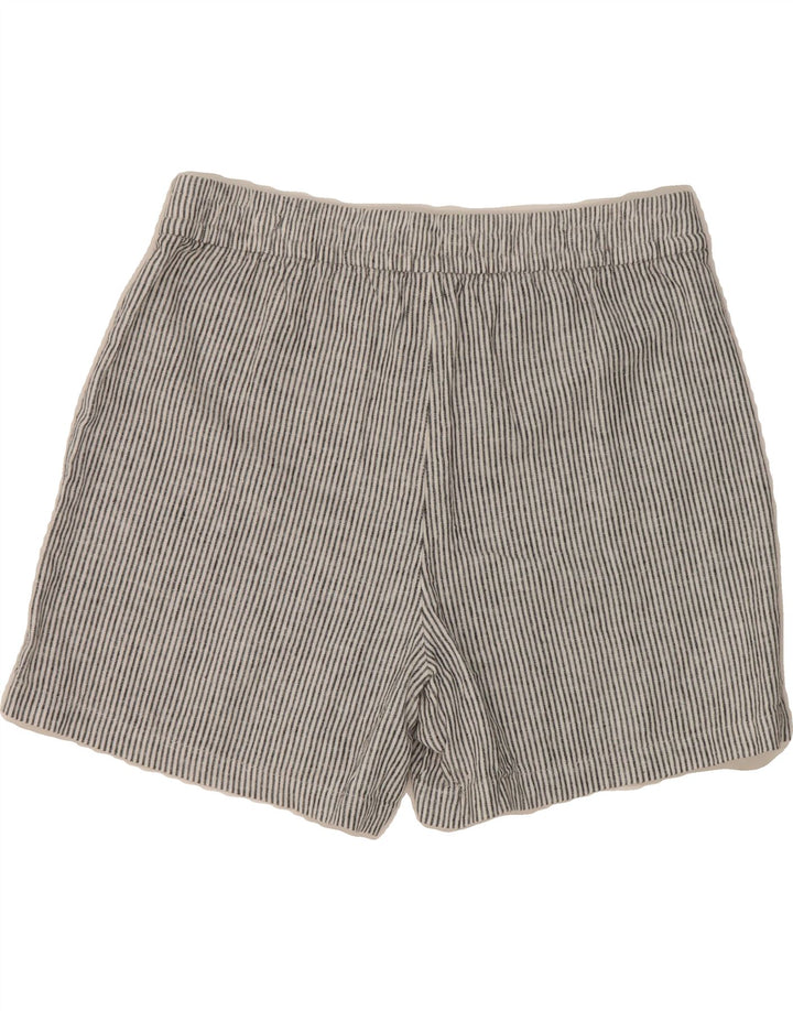 J. CREW Womens Casual Shorts Small W27 Grey Pinstripe Linen Vintage J. Crew and Second-Hand J. Crew from Messina Hembry 