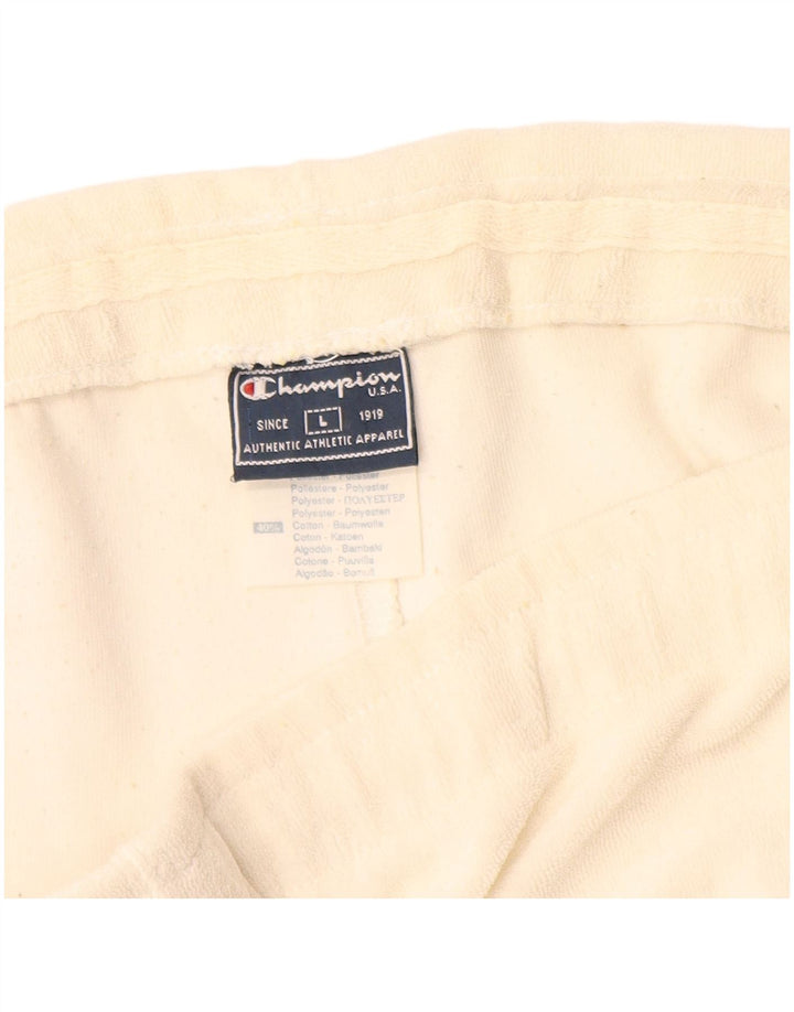 Pantaloncini sportivi Champion da donna UK 14 Large Beige Poliestere