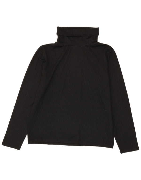 Top Zara da donna a collo alto a maniche lunghe UK 18 XL Nero
