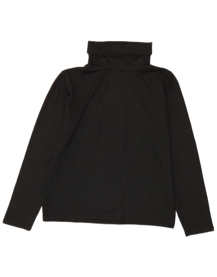 Top Zara da donna a collo alto a maniche lunghe UK 18 XL Nero