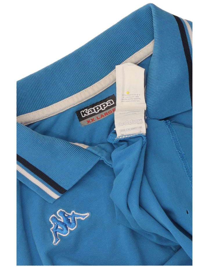 Polo Kappa Uomo 2XL Cotone Blu