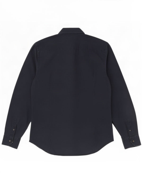 Camicia da uomo Calvin Klein Jeans 2XL cotone blu navy