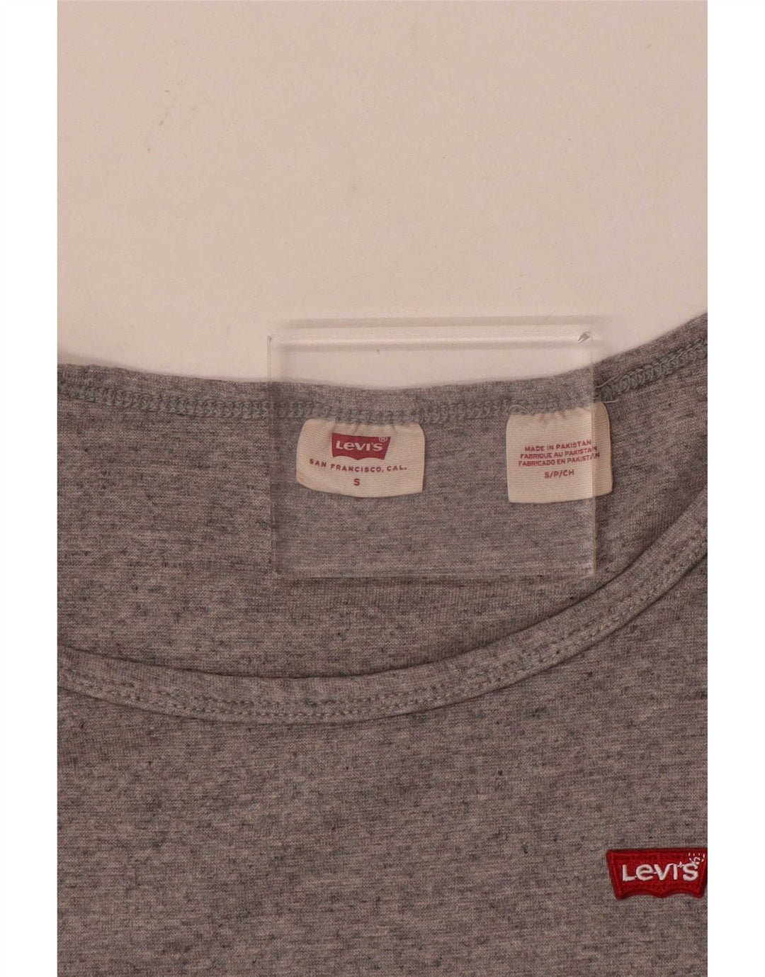 T-shirt da donna Levi's Top UK 8 Small Grey Flecked