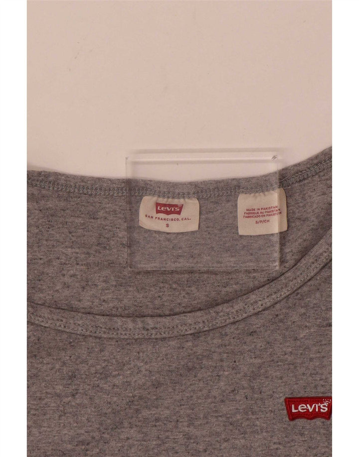T-shirt da donna Levi's Top UK 8 Small Grey Flecked