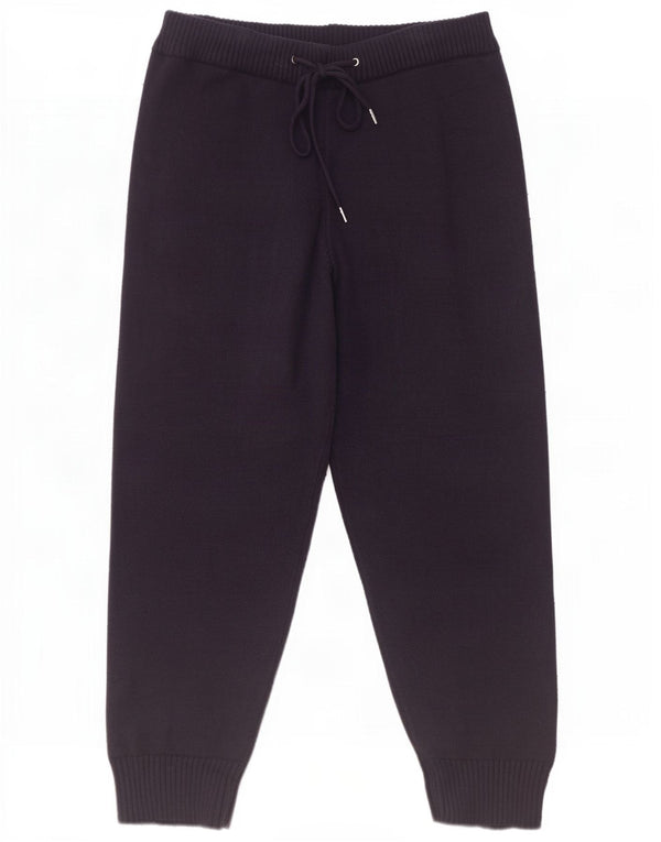 Pantaloni da tuta da donna in maglia Zara da donna UK 14 Large in viscosa blu navy