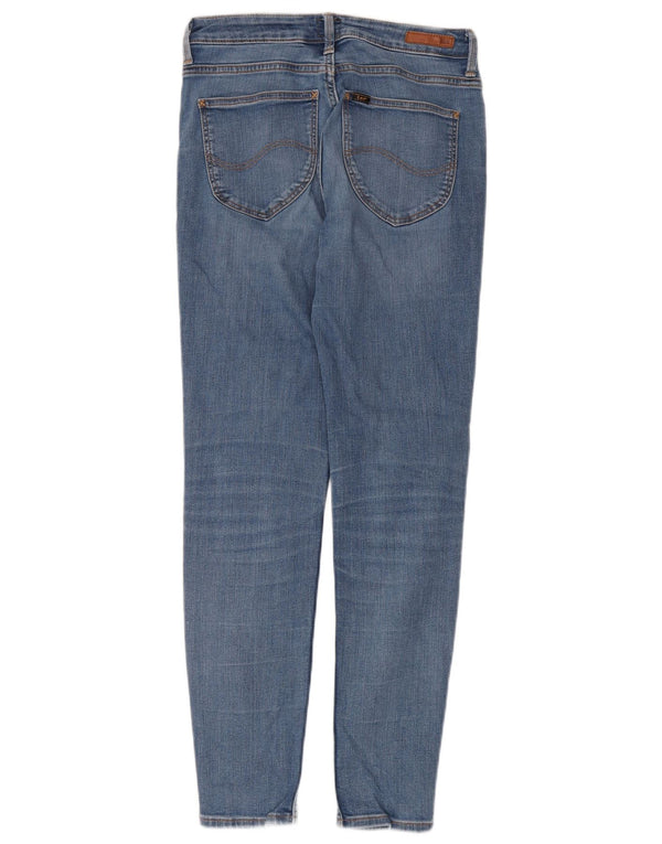 Jeans Lee Scarlett alti skinny da donna W30 L31 cotone blu