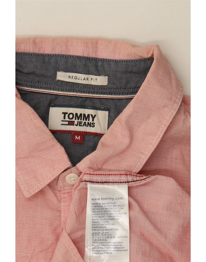 TOMMY HILFIGER Camicia da uomo vestibilità regolare in cotone rosa medio