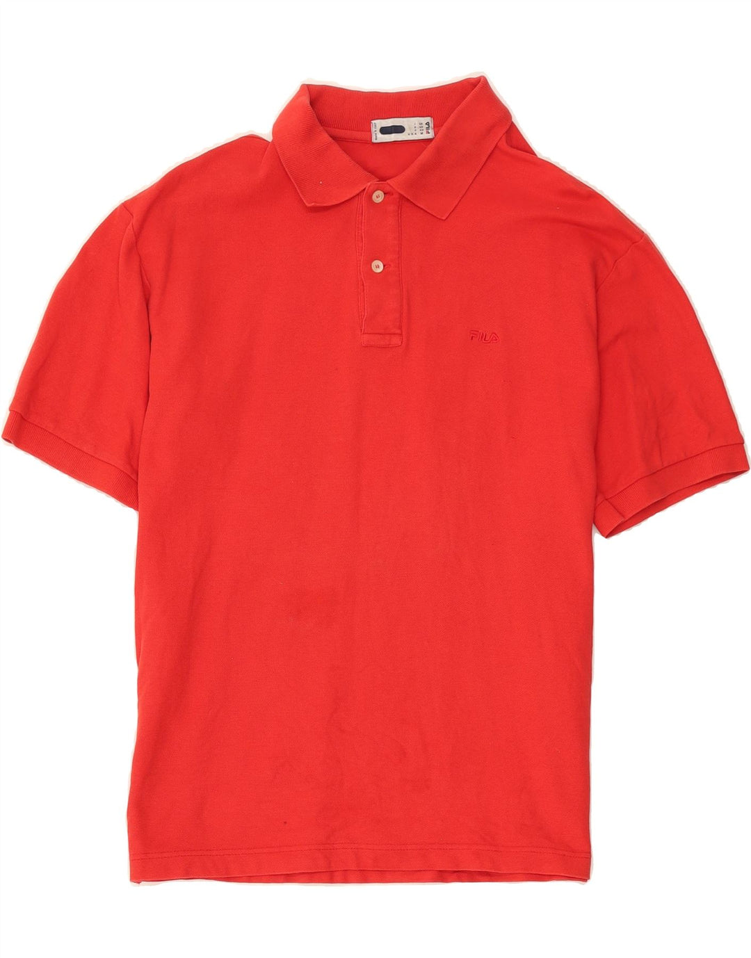 FILA Mens Polo Shirt IT 50 Medium Red Cotton Vintage Fila and Second-Hand Fila from Messina Hembry 