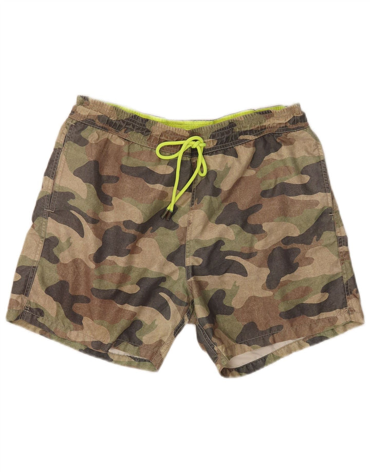 Pantaloncini da bagno da uomo MC2 SAINT BARTH medio poliestere kaki