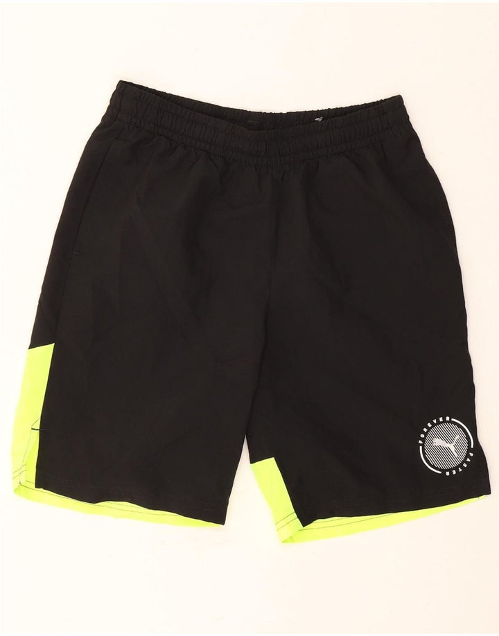 Pantaloncini sportivi Puma da bambino 13-14 anni Poliestere color block nero