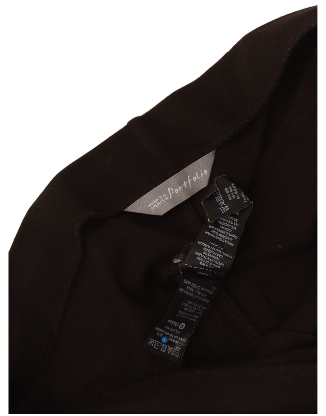 Leggings da donna Marks & Spencer UK 16 Large Marrone Viscosa