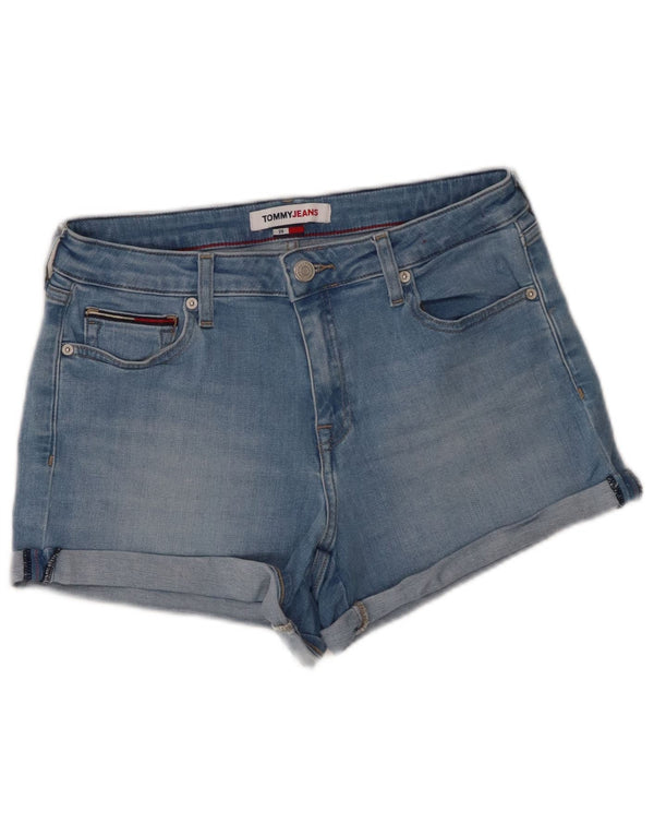 Pantaloncini di jeans da donna Tommy Hilfiger W29 Blu medio