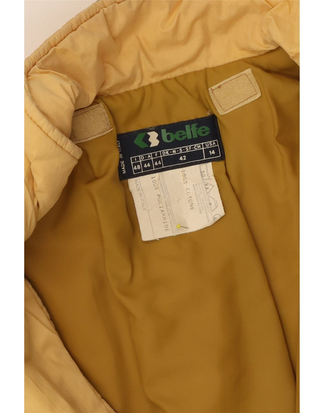 Giacca da sci da donna Belfe & Belfe IT 48 XL Cotone color block giallo