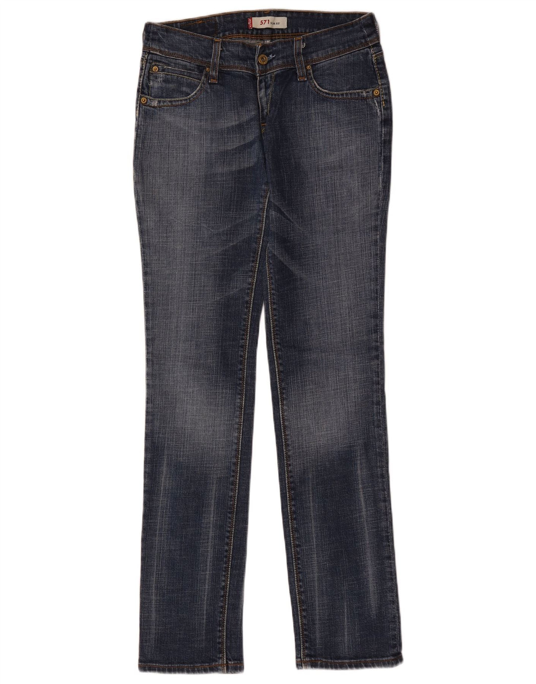 Jeans Levi's 571 Slim da donna W29 L34 in cotone blu