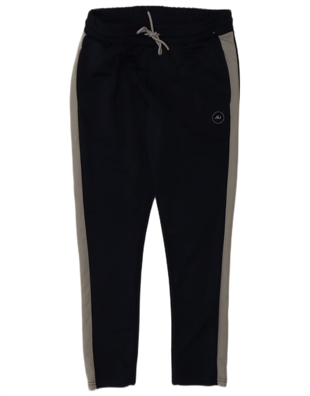 Pantaloni da tuta da uomo Jack & Jones grandi in poliestere color block blu navy