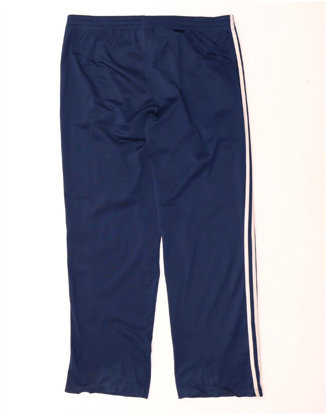 Pantaloni da tuta da uomo Adidas Large in poliestere blu navy
