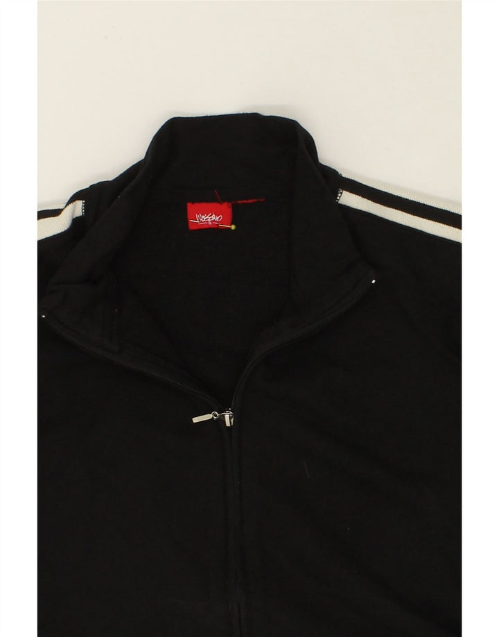 MOSSIMO Womens Tracksuit Top Jacket UK 16 Large Black Vintage Mossimo and Second-Hand Mossimo from Messina Hembry 