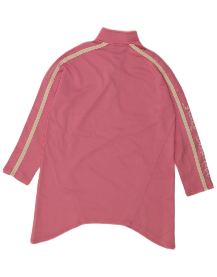 Top da tuta con pullover grafico da donna Juicy Couture UK 14 Rosa medio