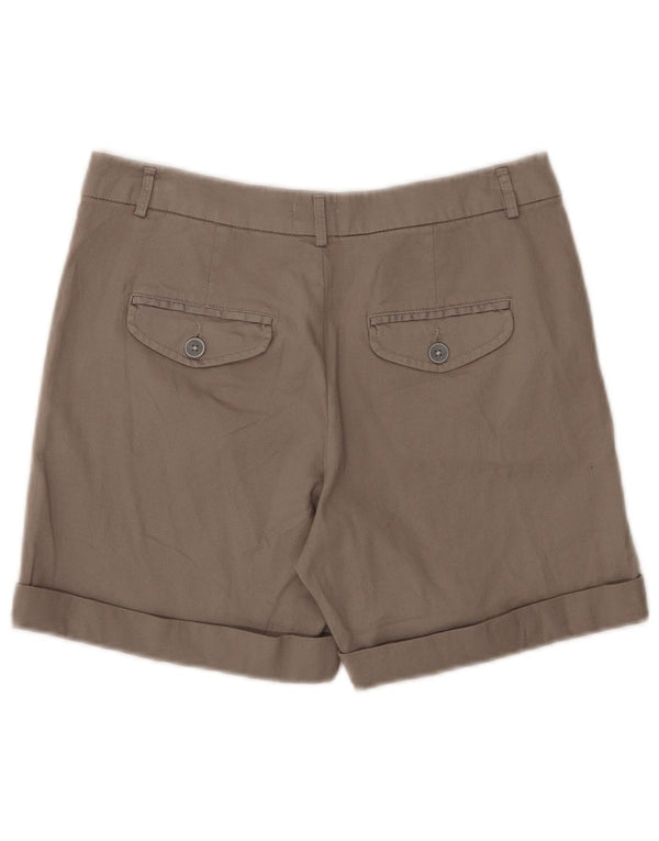 Pantaloncini chino da donna Benetton UK 8 piccoli W28 cotone grigio