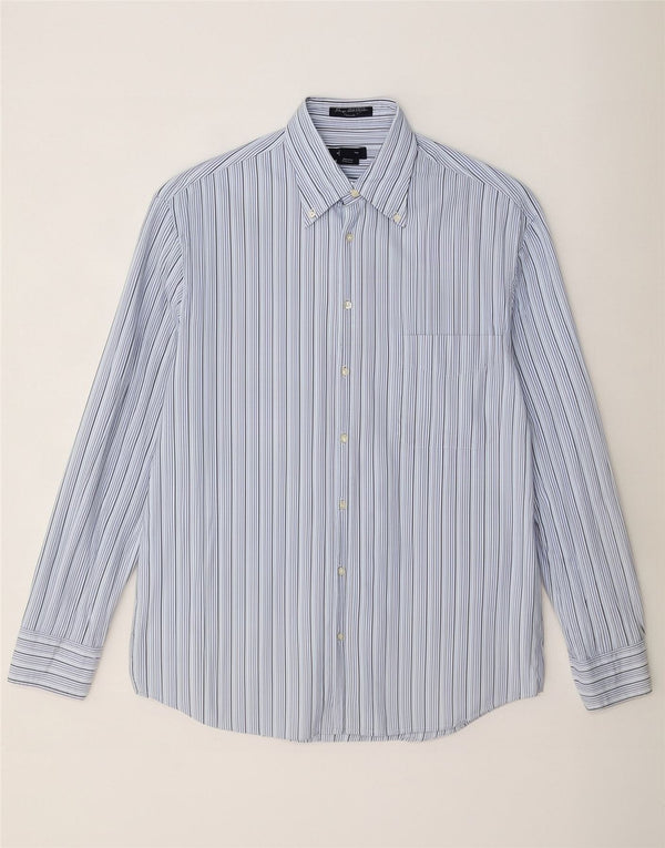 Gant Camicia Uomo Cotone Righe Grandi Blu