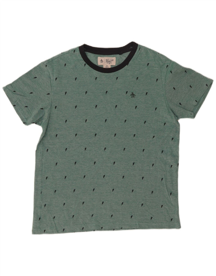 T-shirt da uomo Penguin Top in cotone verde medio