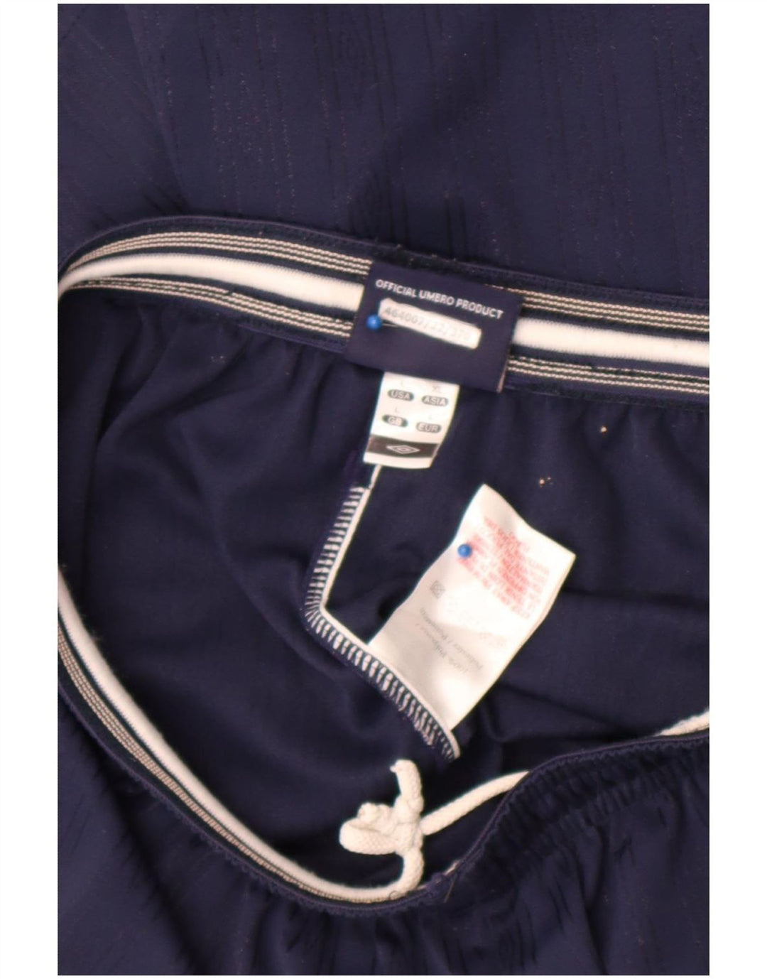 Pantaloncini sportivi da uomo Umbro Large in poliestere blu navy