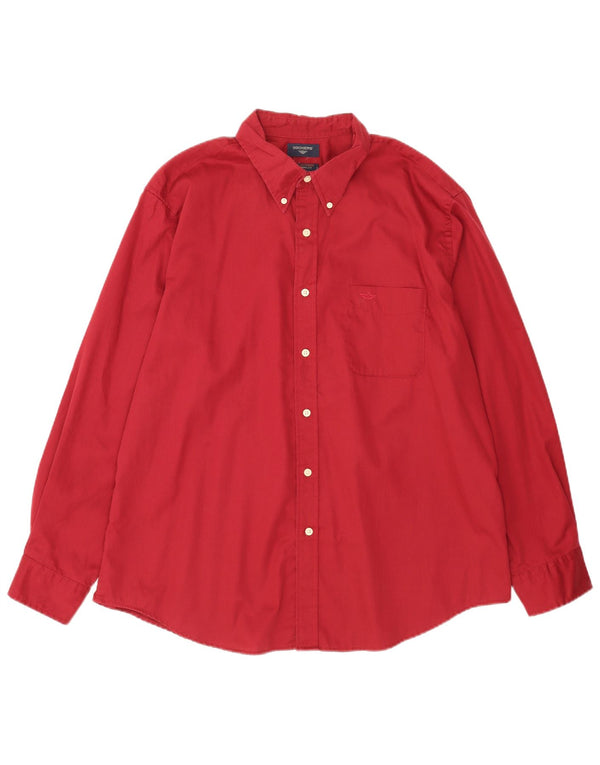 Camicia da uomo Dockers XL in cotone rosso