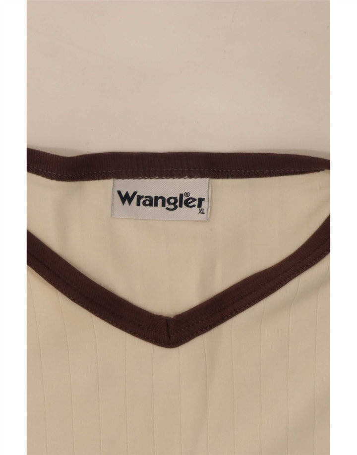 T-shirt da uomo Wrangler Top XL bianca color block