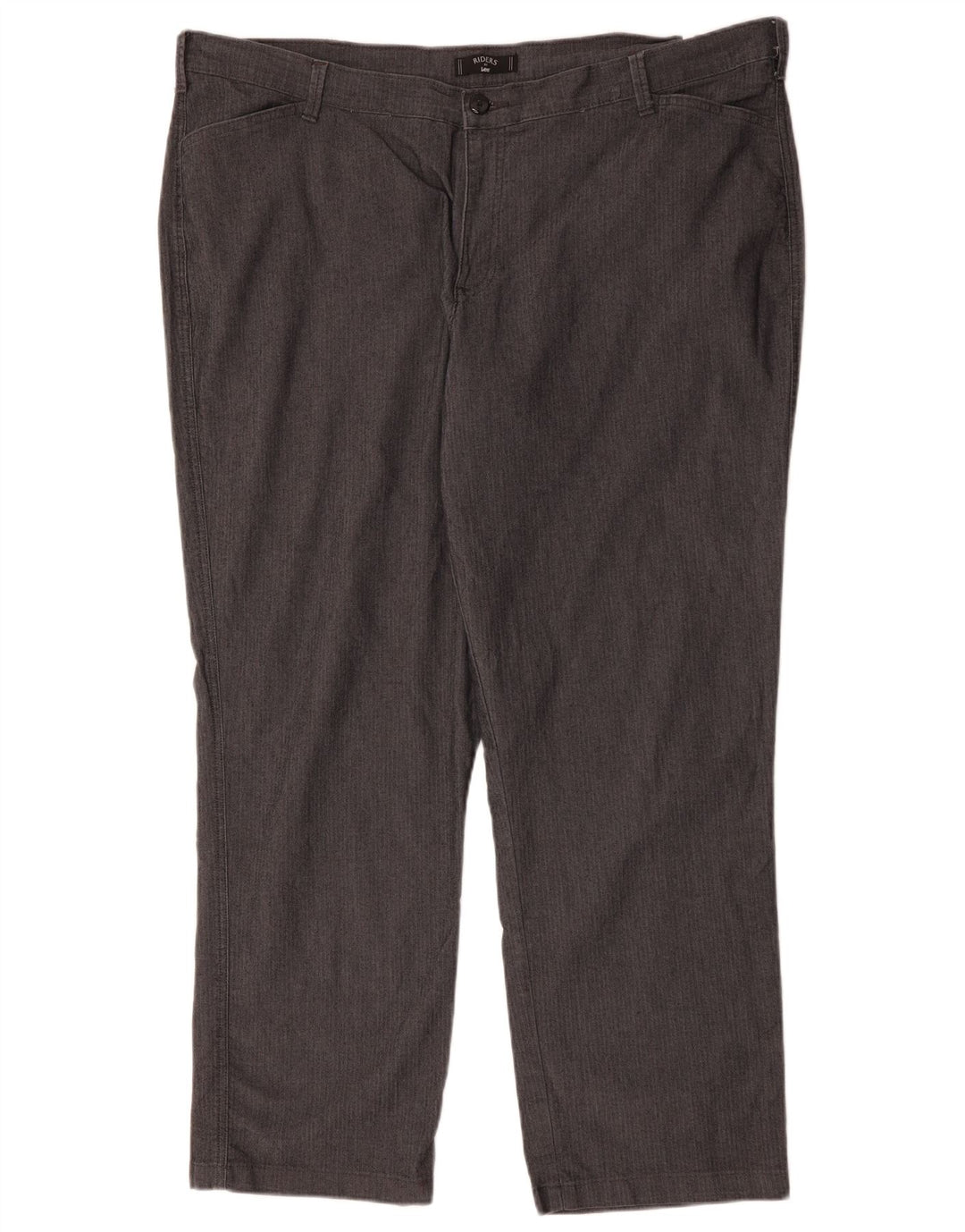 Pantaloni casual da pilota da donna LEE US 24 4XL W48 L31 Grigio a spina di pesce