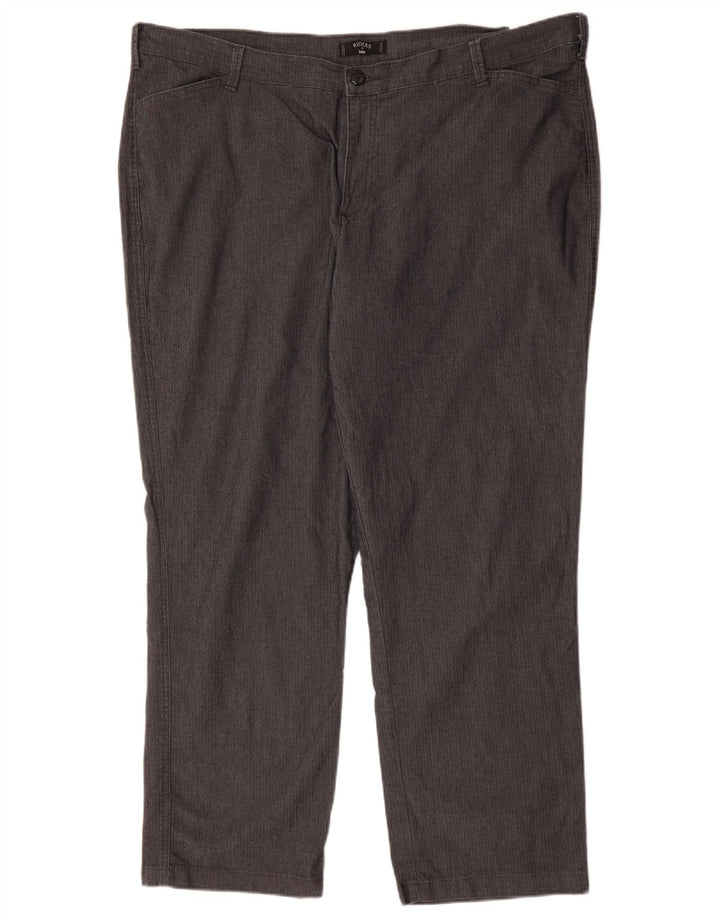 Pantaloni casual da pilota da donna LEE US 24 4XL W48 L31 Grigio a spina di pesce