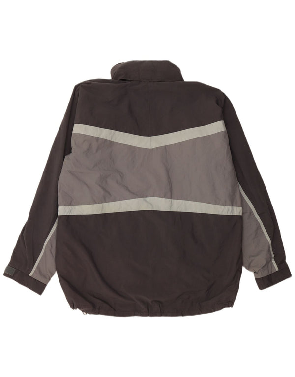 Giacca a vento con cappuccio da uomo Helly Hansen UK 40 Large Grey Colourblock