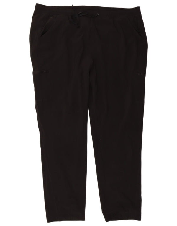 Pantaloni da tuta cargo da donna EDDIE BAUER US 22 3XL Poliestere nero