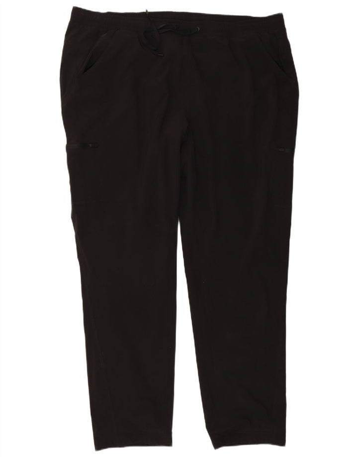 Pantaloni da tuta cargo da donna EDDIE BAUER US 22 3XL Poliestere nero