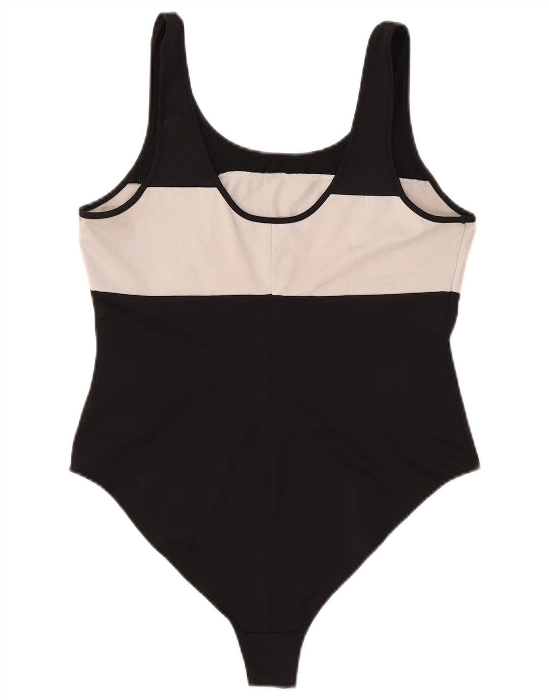 LEVI'S Body senza maniche con grafica da donna UK 14 Large Nero Colourblock