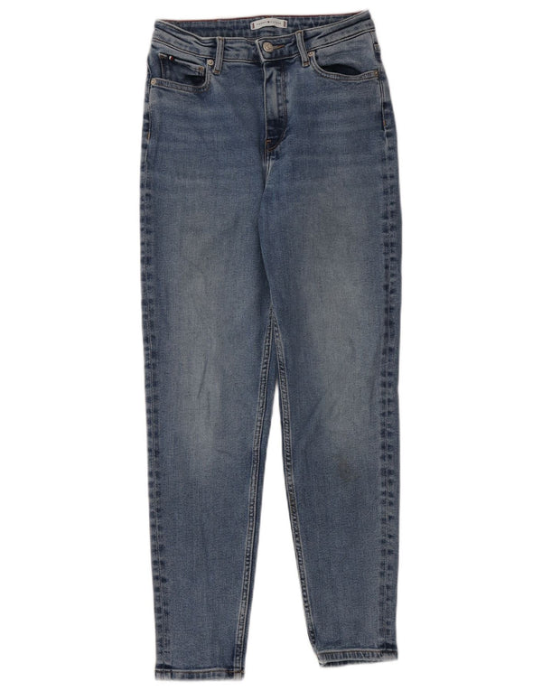 Tommy Hilfiger Donna Gramercy Jeans affusolati a vita alta W27 L30 Cotone blu